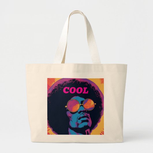 Cool/Retro-Canvas tas (Voorkant)