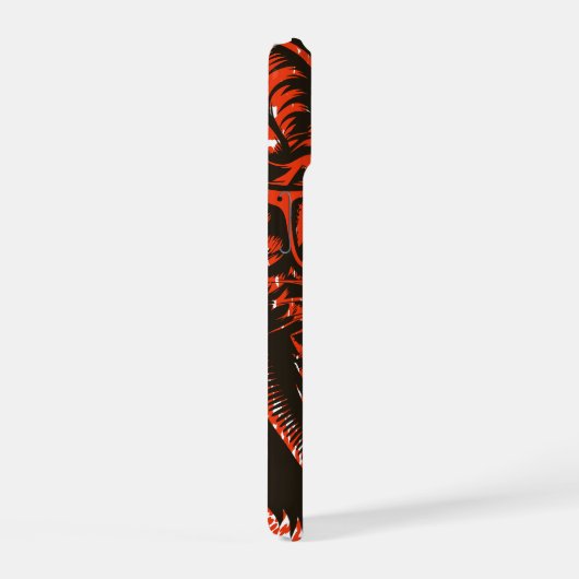 Cool Retro Cat with Sunglasses iPhone 15 Case (Rechterkant)