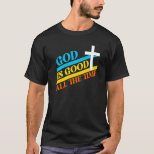 Cool Retro Christelijk Gezegde God's Good The Tim T-shirt