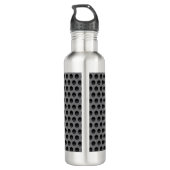 COOL Retro  Chrome 45 spacer DJ Afdrukken Waterfles (Achterkant)