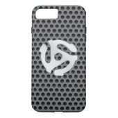COOL Retro Chrome als 45-spacer DJ Print Case-Mate iPhone Case (Achterkant)