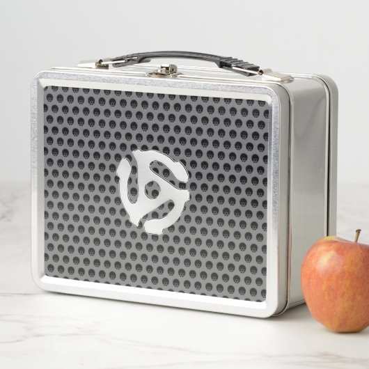 COOL Retro  Chroom, zoals 45-spacer DJ Print (In situ)