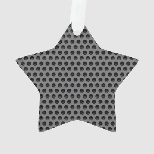 COOL Retro Chroom, zoals 45-spacer DJ Print Ornament (achterkant)