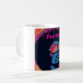 Cool/Retro Coffee Mok (Voorkant links)