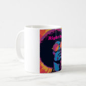 Cool/Retro Coffee Mok (Voorkant links)