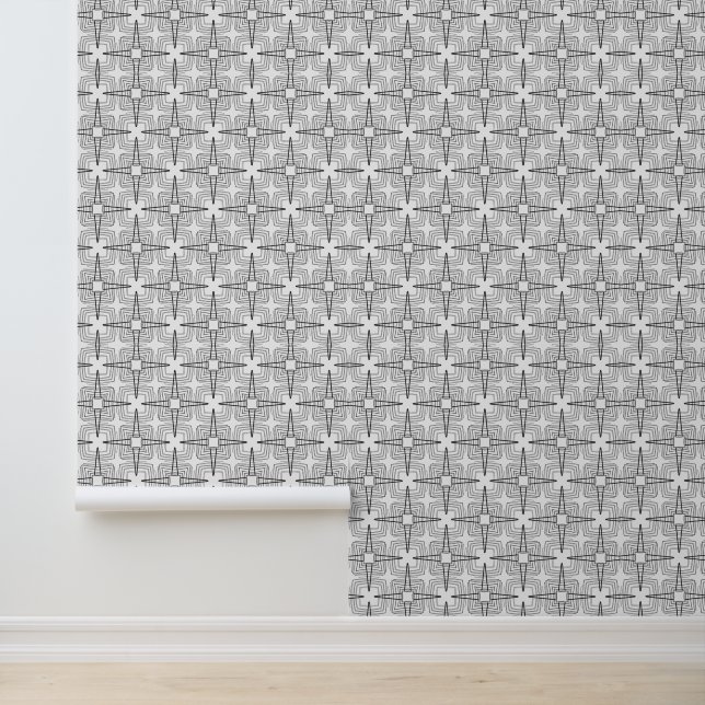 Cool retro design behang (Applicatie)