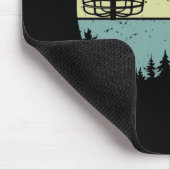 Cool Retro Disk Golf Sport Muismat (Hoek)