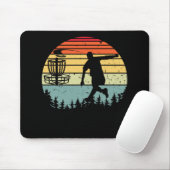 Cool Retro Disk Golf Sport Muismat (Met muis)