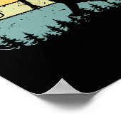 Cool Retro Disk Golf Sport Poster (Hoek)