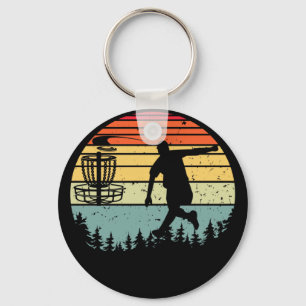 Cool Retro Disk Golf Sport  Sleutelhanger