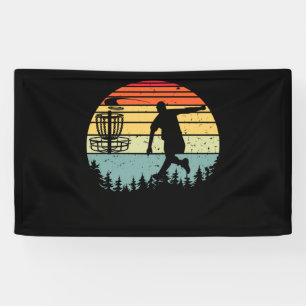 Cool Retro Disk Golf Sport Spandoek