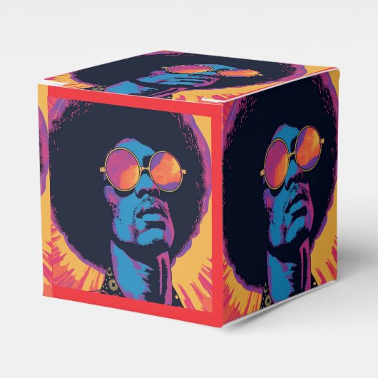 Cool/Retro Favoriet Box Bedankdoosjes (Voorkant Zijde)