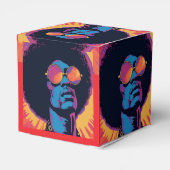 Cool/Retro Favoriet Box Bedankdoosjes (Achterkant)