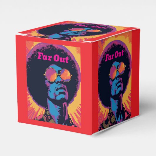 Cool/Retro Favoriet Box Bedankdoosjes (Voorkant Zijde)