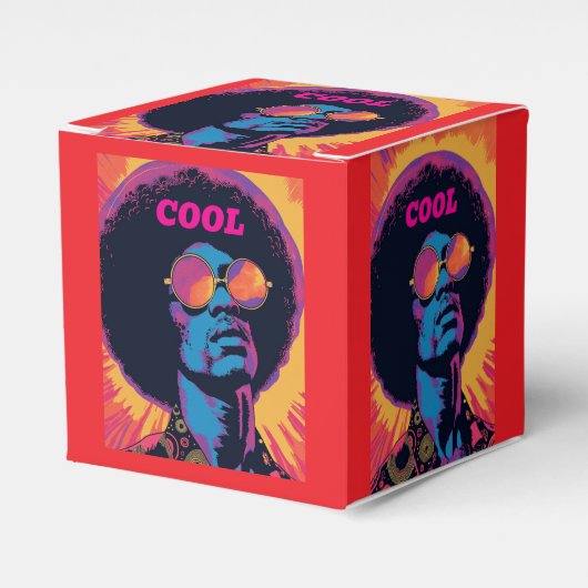 Cool/Retro Favoriet Box Bedankdoosjes (Voorkant Zijde)