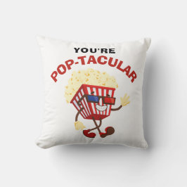 Cool Retro Funny Popcorn humor films cadeau Kussen