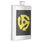 COOL Retro  Geel 45 voorzetkamer DJ Heupfles (Rechts)