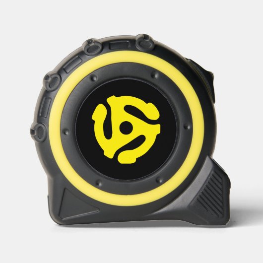 COOL Retro  Geel 45 voorzetkamer DJ Rolmaat (Voorkant)