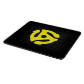 COOL Retro Geel 45 voorzetkamer DJ Snijplank (Hoek)