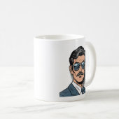 Cool Retro Gent Mug Koffiemok (Voorkant rechts)