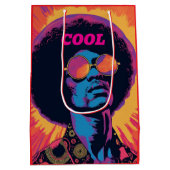 Cool/Retro Gift Bag Medium Cadeauzakje (Achterkant)