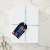 Cool/Retro Gift Label Cadeaulabel (Met Touw)
