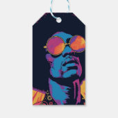 Cool/Retro Gift Label Cadeaulabel (Achterkant)