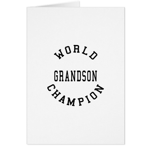 Cool Retro Grandsons : World Champion Grandson (Voorkant)