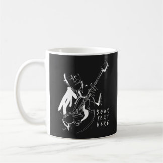 Cool Retro Guitarist Custom Name(名入れ対応) Koffiemok