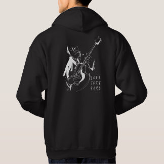 Cool Retro Guitarist Custom T-Shirt (名入れ対応)