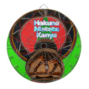 Cool Retro  Hakuna Matata Gifts Kenya Guard Dartbord