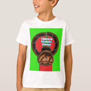 Cool Retro  Hakuna Matata Gifts Kenya Guard T-shirt