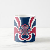 Cool Retro  Hakuna Matata Gifts trendy flag Koffiemok (Center)