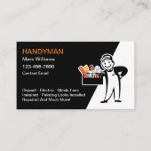 Cool Retro Handyman Visitekaartjes (Voorkant)