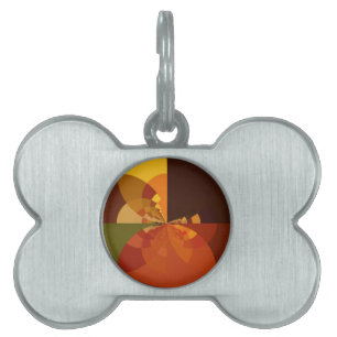 Cool Retro Herfst seizoen Colors.jpg Huisdieren Naamplaatje