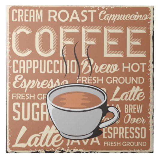 Cool retro  home bar zakelijke crafters tegeltje (Voorkant)