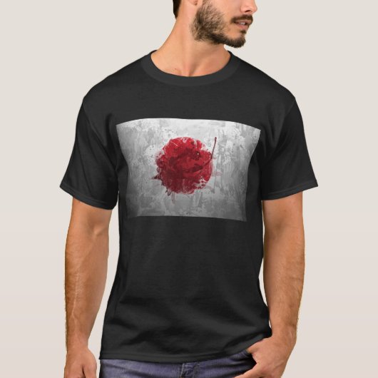 Cool Retro Japan Flag Shirt (Voorkant)