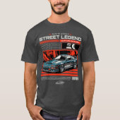 Cool Retro  Japans JDM Tokyo Japan Drift T-shirt (Voorkant)