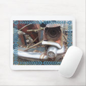 Cool Retro Junk Car Muismat (Met muis)