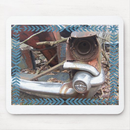 Cool Retro Junk Car Muismat (Voorkant)