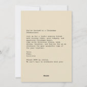 Cool Retro Kerstman Portret Feestdagenkaart (Achterkant)