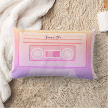 Cool Retro Light Pastel Pink 80s 90s Cassette Dorm