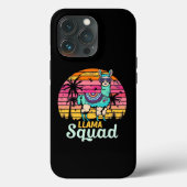 Cool  Retro Llama Squad Case-Mate iPhone Case (Achterkant)