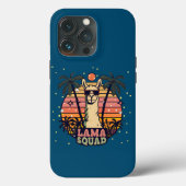 Cool Retro Llama Squad Case-Mate iPhone Case (Achterkant)