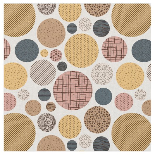 Cool Retro Mid Century Patroon Stof (Close Up)