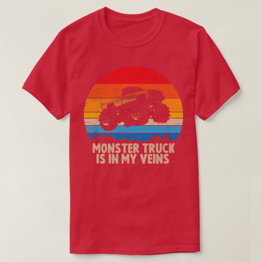 Cool  Retro Monster Truck is in mijn zegen T-shirt (Design voorkant)