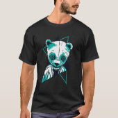 Cool Retro Panda T-shirt (Voorkant)