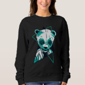 Cool Retro Panda Trui (Voorkant)