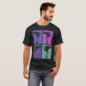 Cool Retro Parkour  Free Running Parkour T-shirt (Voorkant volledig)