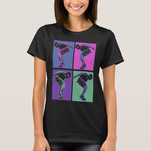 Cool Retro Parkour  Free Running Parkour T-shirt (Voorkant)